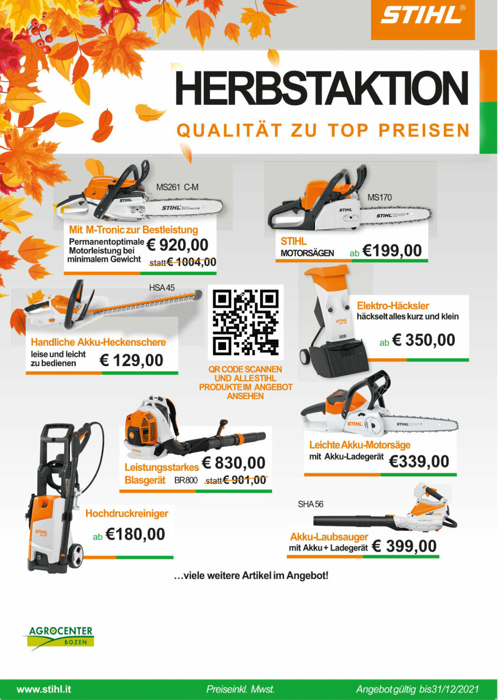 Stihl Herbstaktion 2021