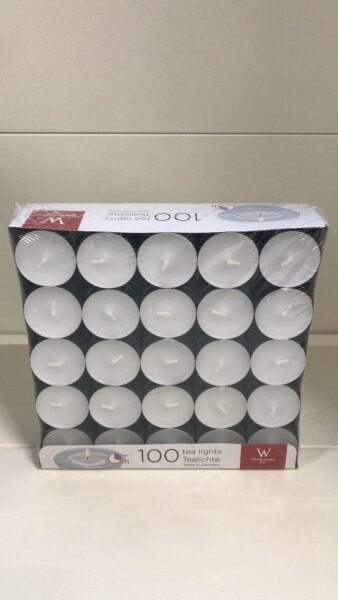 Candele tealight 100 pezzi