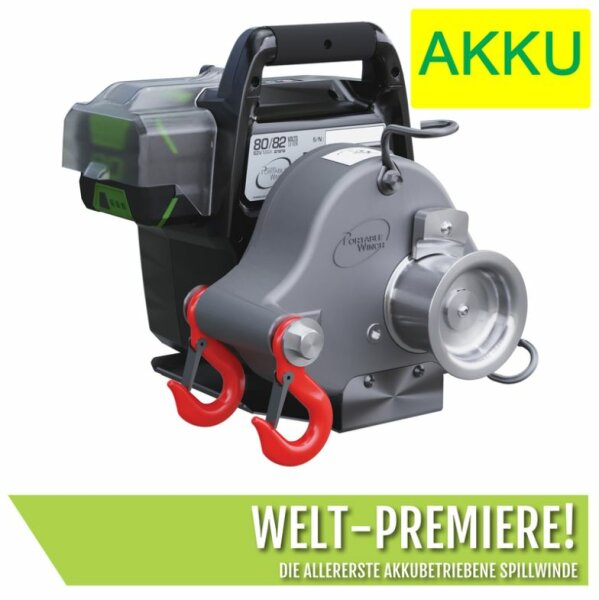 Portable Winch PCW 3000 Li - Ohne Akku und Ladeger&auml;t -