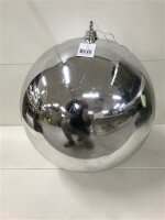 Weihnachtskugel Kunststoff Silber 250 / 300 / 400 mm