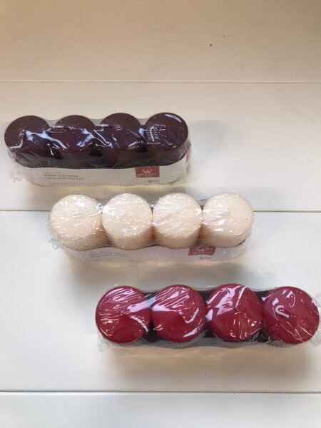 Kerzen 4er Set (80/50 mm)