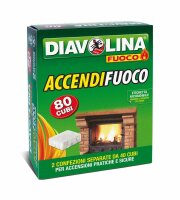 Diavolina ACCENDIFUOCO 80 CUBI