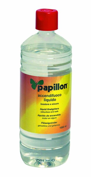 Papillon accendifuoco liquido in bottiglia - 1 L