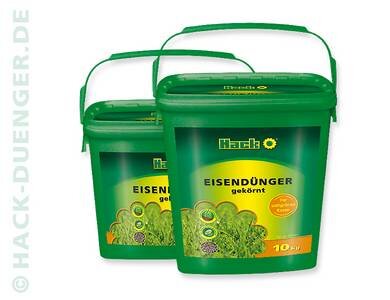 Hack Eisendünger gekörnt & staubfrei Eimer 5 kg für 150 qm