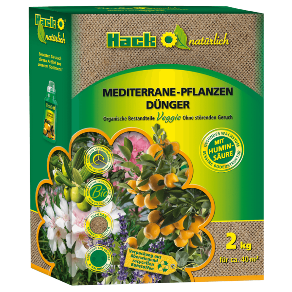 Hack Bio Mediterrane Pflanzen Dünger NPK 5+3+6