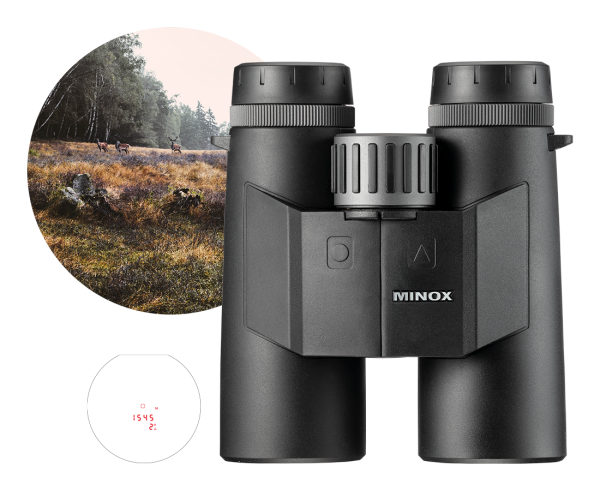 Fernglas Minox X-Range 8x42 mit Entfernungsmesser 2800m Reichweite