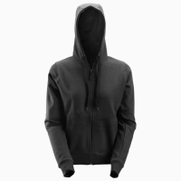 Snickers Damen Reißverschluss Hoodie - Schwarz